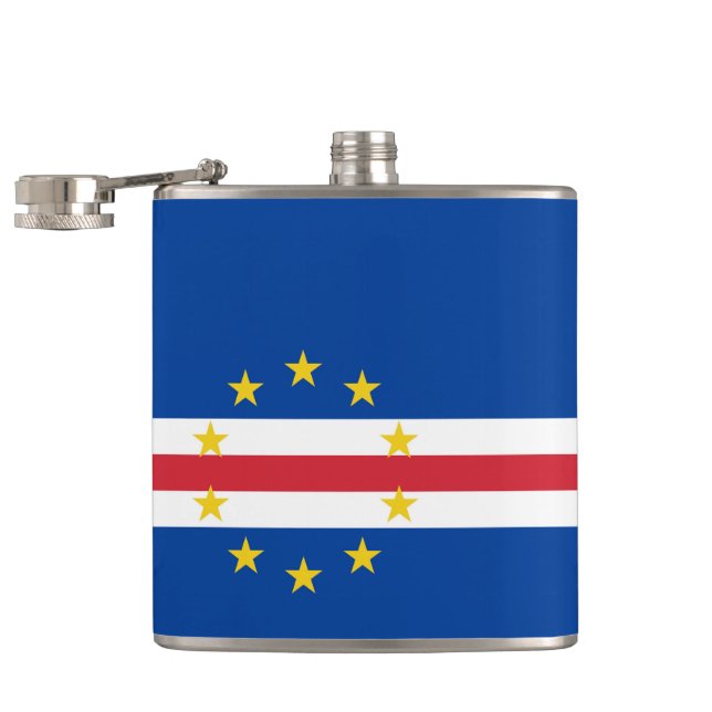 Kap Verde-flagga Fickplunta (Öppnad)