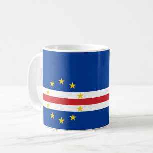 Kap Verde-Flagga Kaffemugg