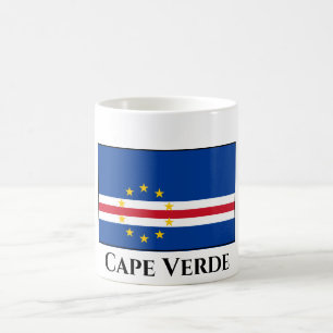 Kap Verde-Flagga Kaffemugg
