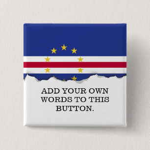 Kap Verde-Flagga Knapp