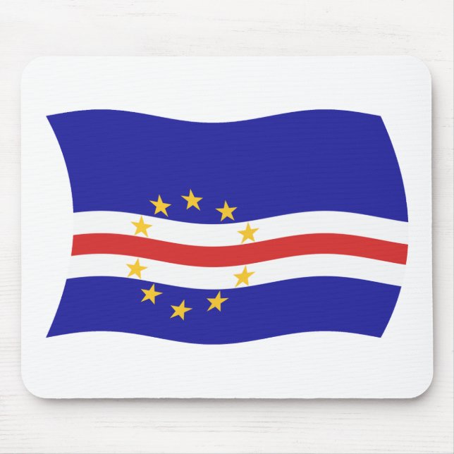 Kap Verde Flagga Musmatta (Framsidan)