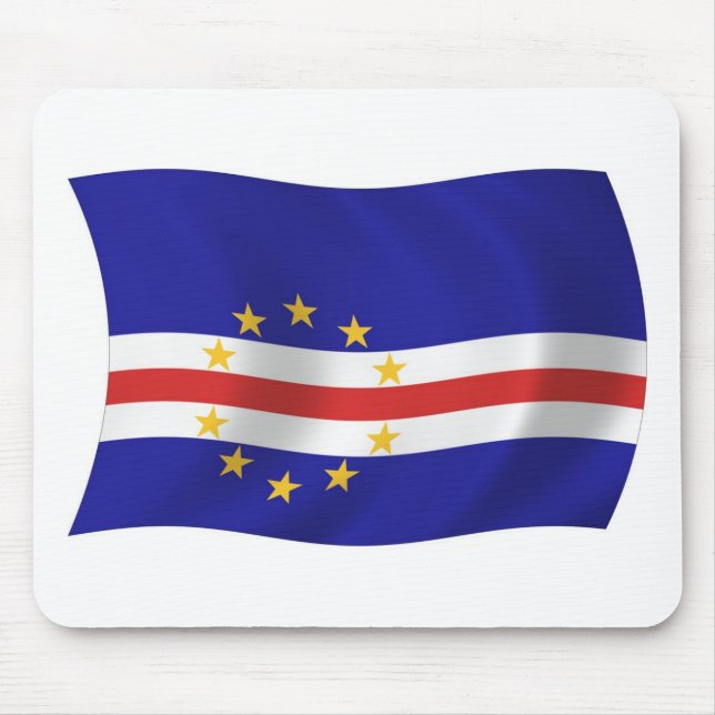 Kap Verde Flagga Musmatta (Framsidan)