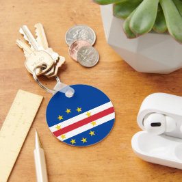 Kap Verde-flagga Nyckelring