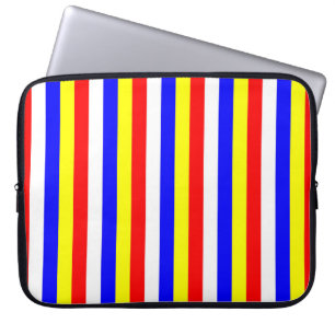 Kap Verde flagga ränder land mönster symbol Laptop Fodral
