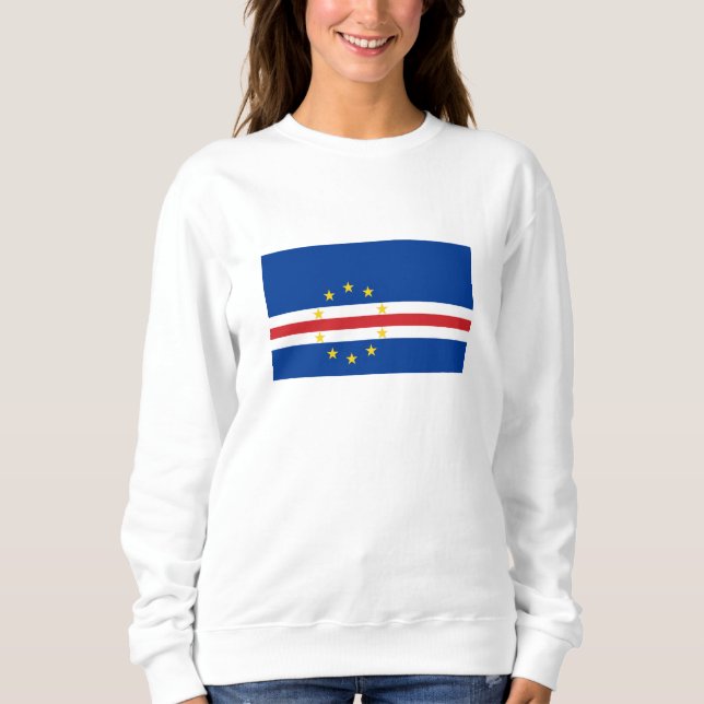 Kap Verde-Flagga T Shirt (Framsida)