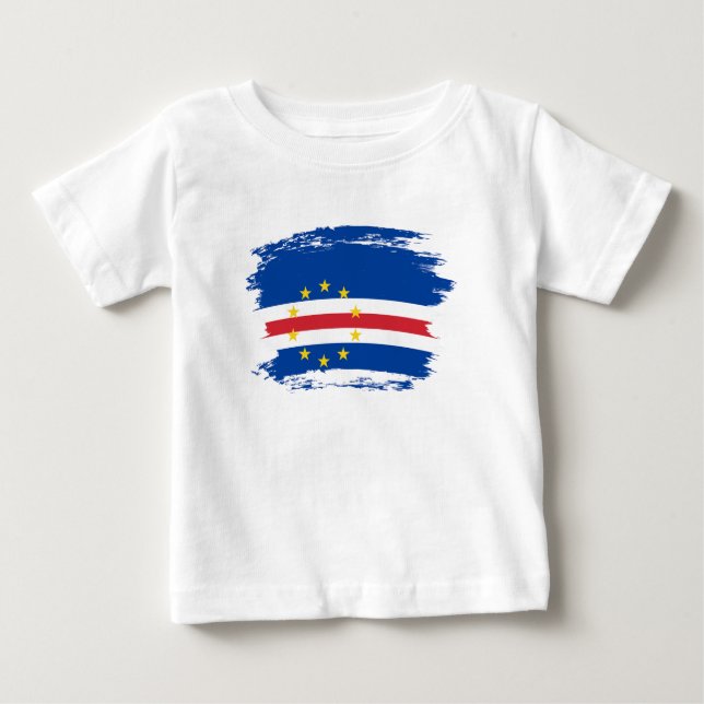 Kap Verde-flagga T Shirt (Framsida)