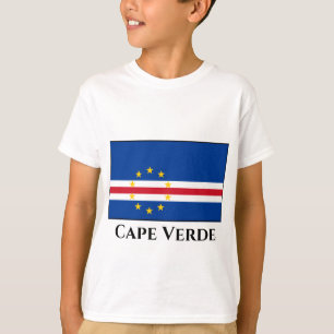 Kap Verde Flagga T Shirt