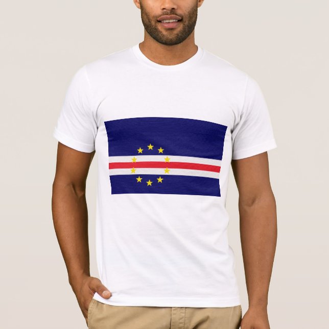 Kap Verde flagga Tee (Framsida)