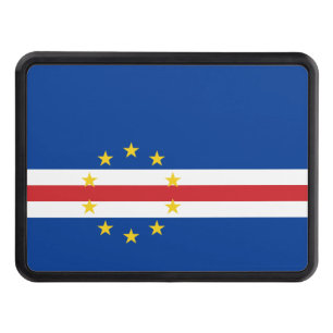 Kap Verde flagga Trailer Hitch Cover Dragkroksskydd