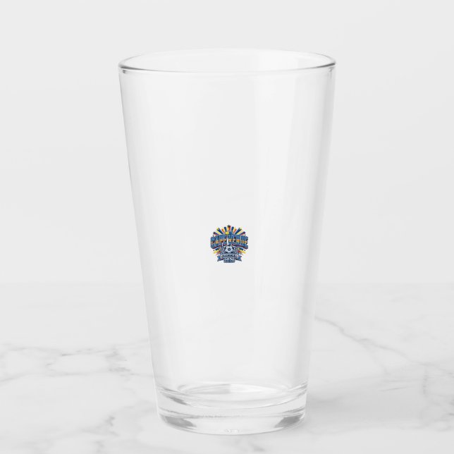 Kap Verde Fotboll 2026 Fotboll Fet Land Typografi Glaskopp (Framsida)