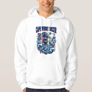 Kap Verde Fotboll Skelett Anfallare Nationer Premi Hoodie