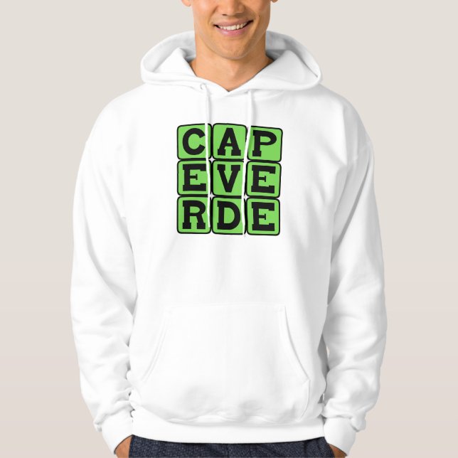 Kap Verde, Land i Afrika Hoodie (Framsida)