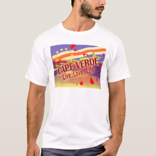 Kap Verde Live Kärlek Life T-Shirt