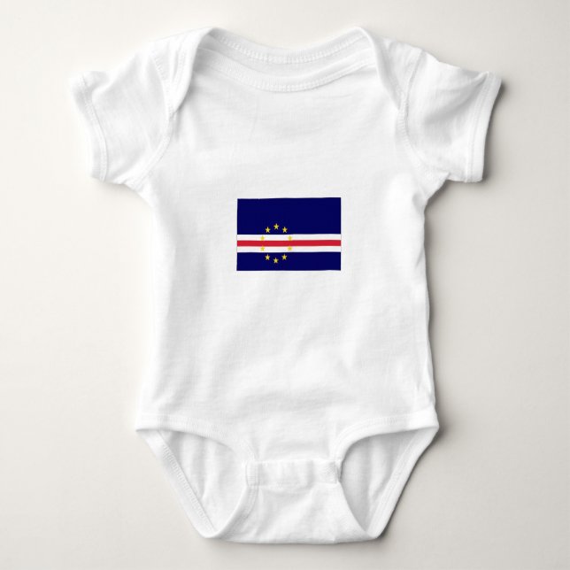 Kap Verde medborgareflagga Tee (Framsida)