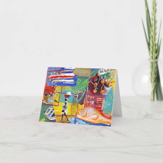 Kap Verde notecard Kort (Framsida)