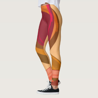 Kap Verde regn till Cachupa Abstrakt Illustration Leggings