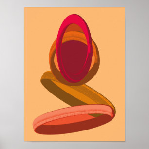 Kap Verde regn till Cachupa Abstrakt Illustration Poster