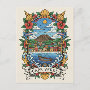 Kap Verde Resor Vykort