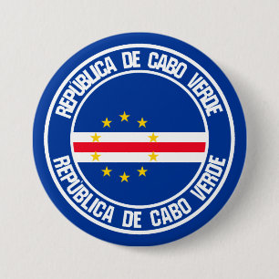 Kap Verde-rundan Emblem Knapp