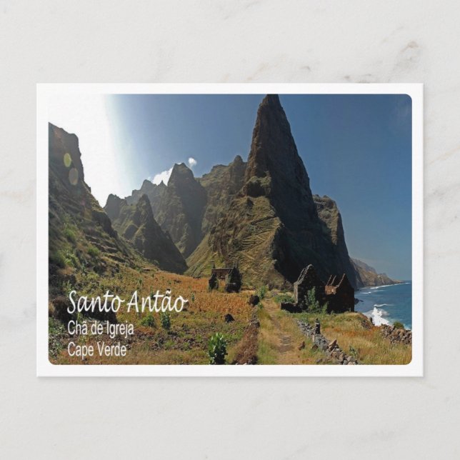 Kap Verde - Santo Antao - Vykort (Framsida)