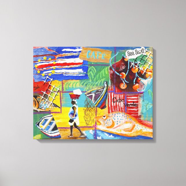 Kap Verde Wall Canvas (Framsida)