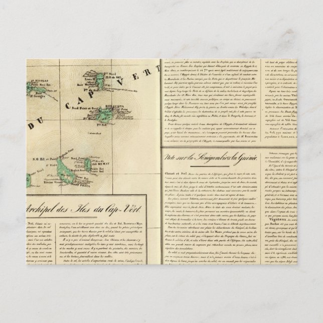 Kap Verdes Afrika Vykort (Framsida)