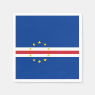 Kap Verdes Flagga (Kap Verde) Pappersservett