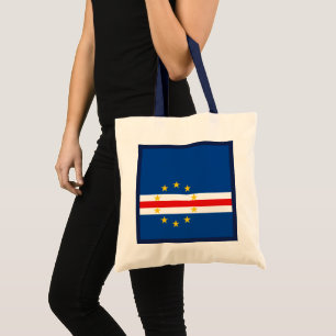 Kap Verdes Flagga x Flagga Bag Tygkasse