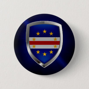 Kap Verdes mettaliska Emblem Knapp
