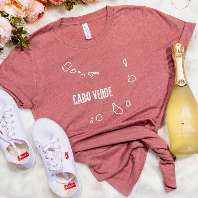 Kap Verdes utkast till Kap Verde-fartyget Land Kar T Shirt (Skapare uppladdad)