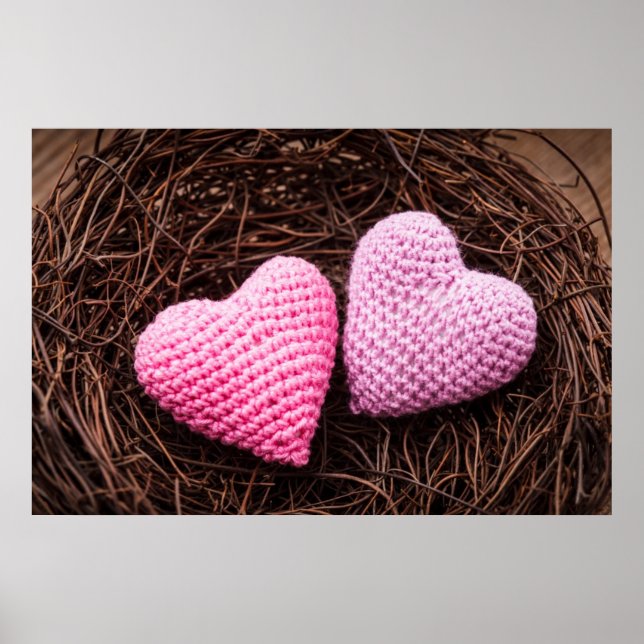 Kapa med hjärtan poster (Framsidan)