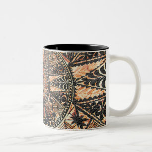 Kapa Primitive Hawaiian Tatto Tapa Två-Tonad Mugg