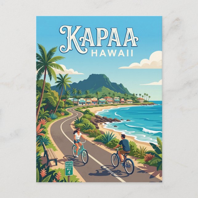 Kapaa USA Vykort (Framsida)