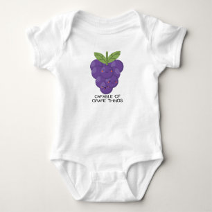 Kapacitet för sak av druvor - söta och roliga kläd t shirt