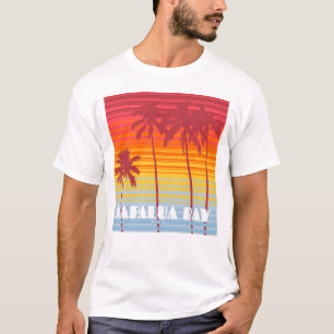Kapalua Bay Maui Hawaii 80 s Retro Sunset Rand T Shirt