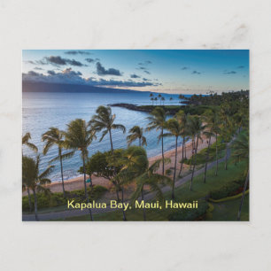 Kapalua Bay, Maui, Hawaii Vykort