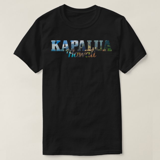 Kapalua Hawaii Hawaii Islands Surfa Surfing Surfe T Shirt (Design framsida)