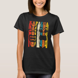 Kapalua Hawaii Vintage Hawaiian Tiki Totem Surfa S T Shirt