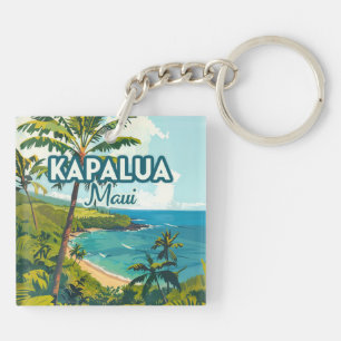 Kapalua Maui Hawaii Bay Beach Vacation Retro