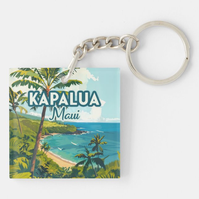 Kapalua Maui Hawaii Bay Beach Vacation Retro (Baksidan)
