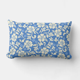 Kapalua Pareau Hawaiian Hibiscus Reversible Rand Lumbarkudde