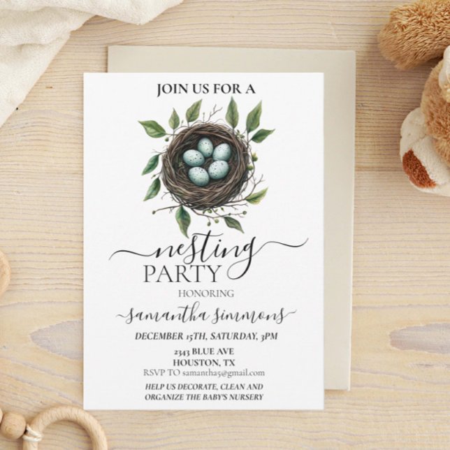 Kapande Party Baby Shower Alternative Party Inbjudningar (Skapare uppladdad)