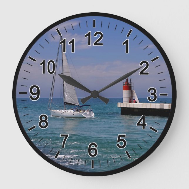 Kapbretons fyr i Frankrike Stor Klocka (Framsida)