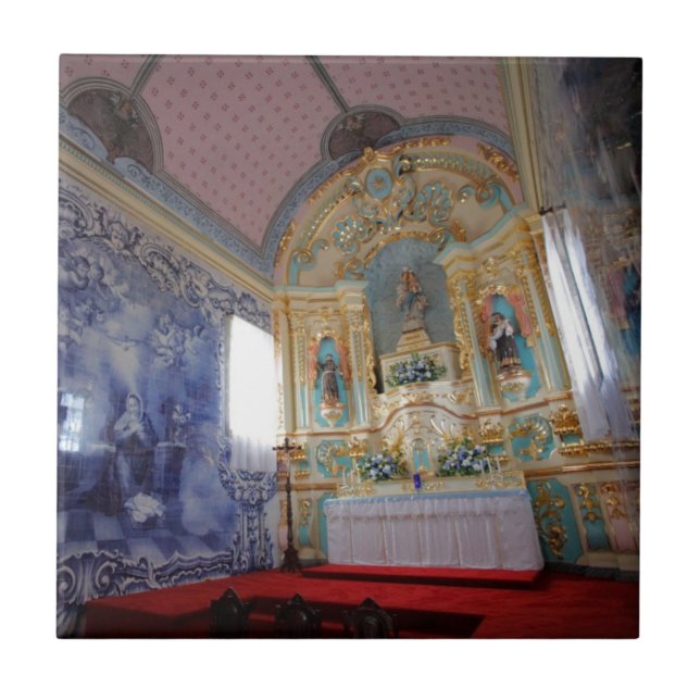 Kapell i Azores Kakelplatta (Framsidan)