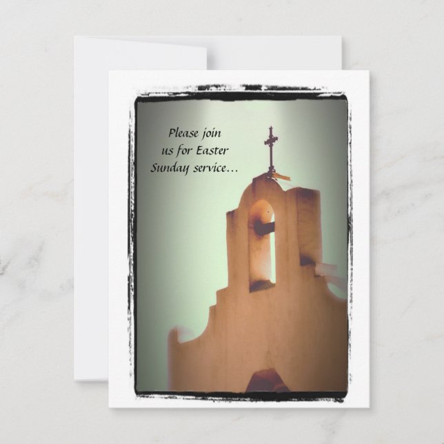Kapell med inbjudan för söndag för korkyrkapåsk (Framsida)