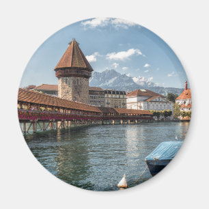 Kapell överbryggar Lucerne, switzerland Magnet