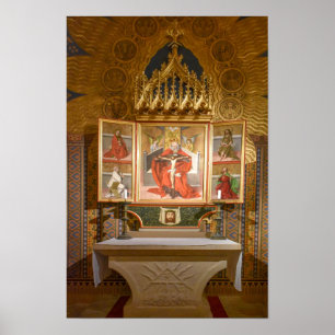 Kapellaltare, Matthias kyrka, Budapest, Ungern Poster