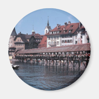 Kapellbrücke (Chapel Bridge), Lucerne Swtizerland Magnet