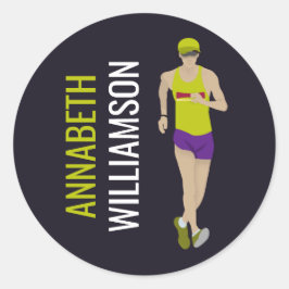 Kapgång Runt Klistermärke