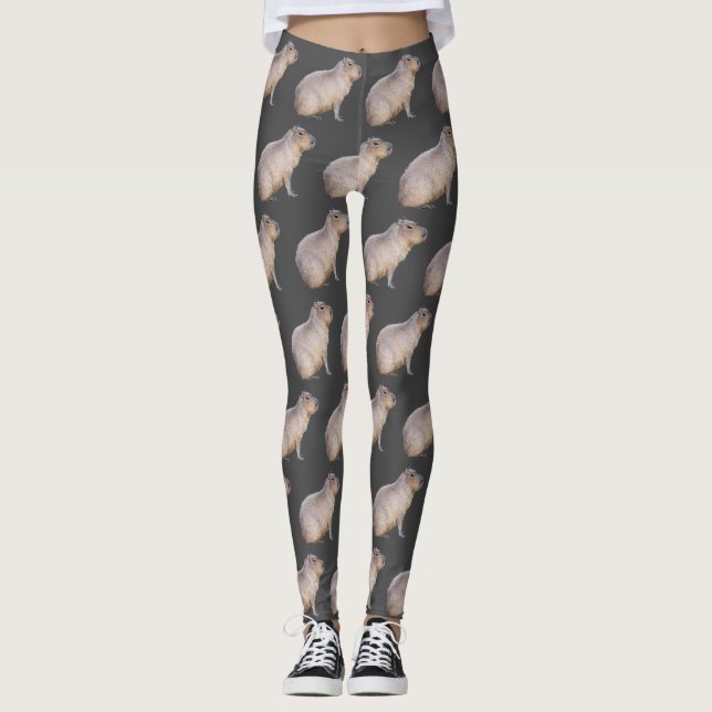 Kapibarabyxor Leggings (Framsida)